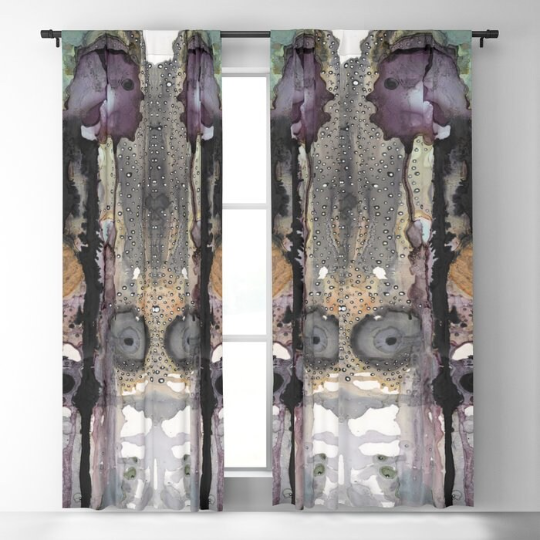 Window Curtains &quot;Purple Rain&quot;