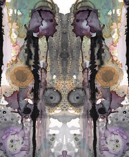 Window Curtains &quot;Purple Rain&quot;