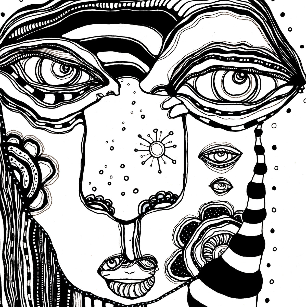 &quot;Queen Bee&quot; Original art on paper