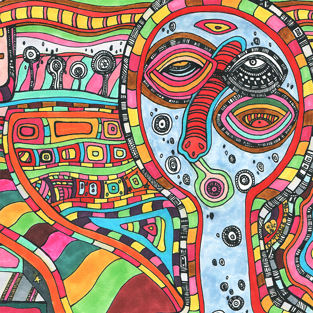 Art Print on Canvas &#39;Rose Street&#39;