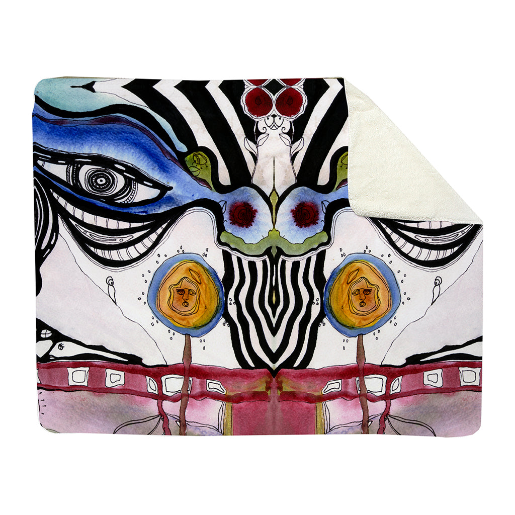 Thick Sherpa Fleece Blanket &#39;The Gift&#39;