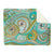 Thick Sherpa Fleece Blanket 'Honeydew Ocean'