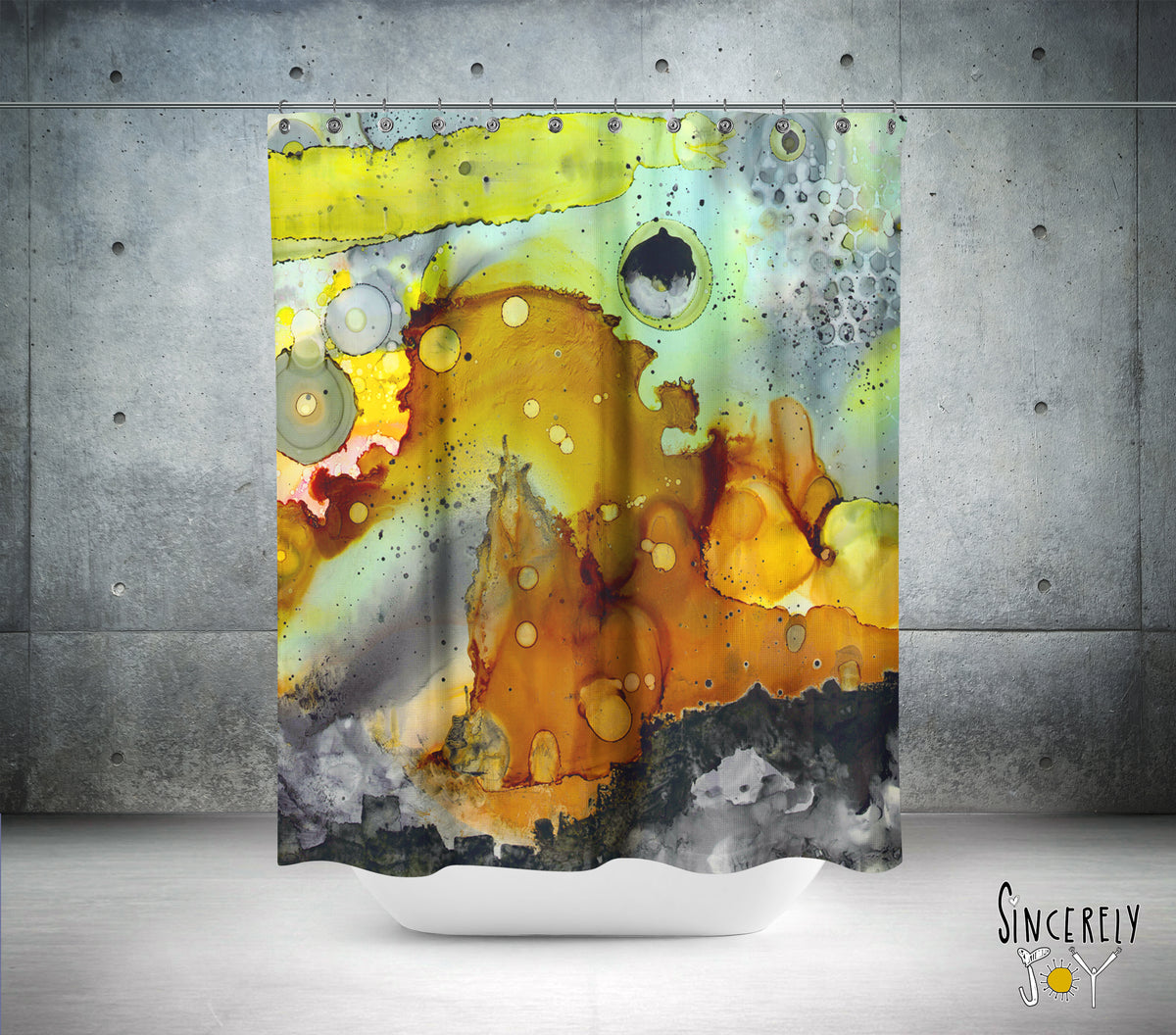 Colorful Abstract Shower Curtain &#39;in the abstract&#39;