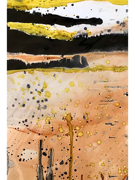 Original Mixed Media Fine Art &#39;Storm Coming In&#39;