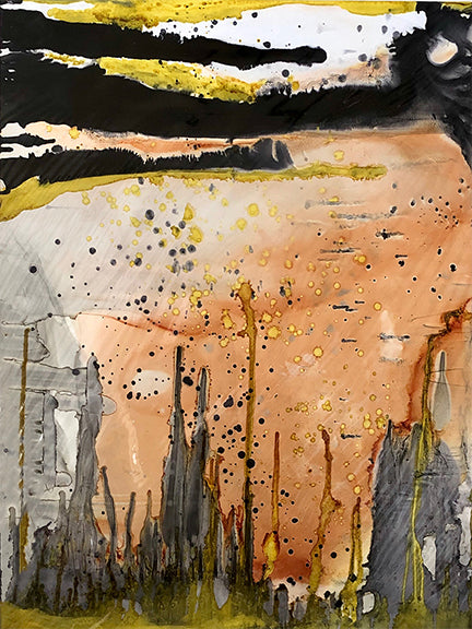 Original Mixed Media Fine Art &#39;Storm Coming In&#39;