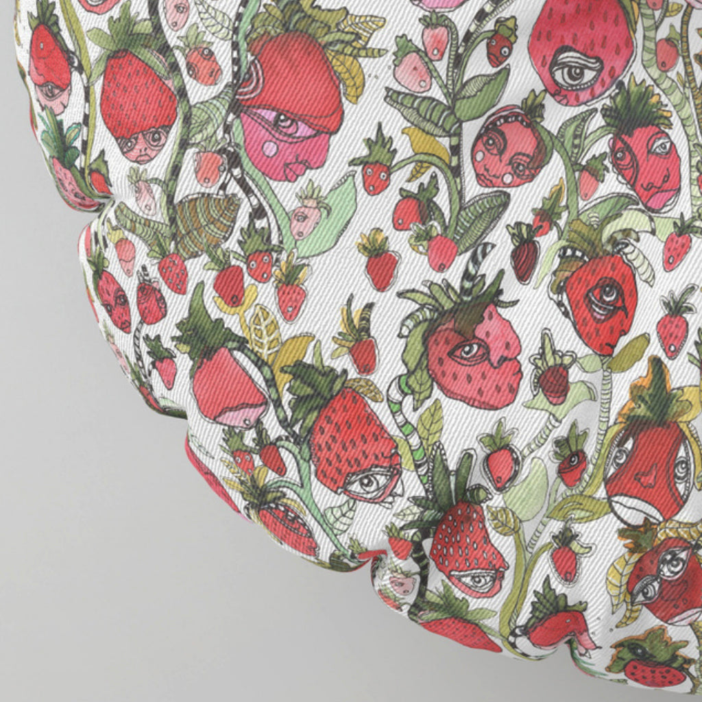 Floor Meditation Cushions &#39;Strawberry Friends&#39;