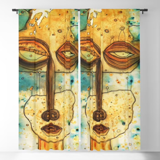 Window Curtains &quot;Separation Anxiety&quot;