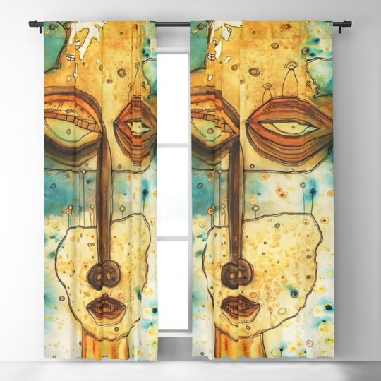 Window Curtains &quot;Separation Anxiety&quot;