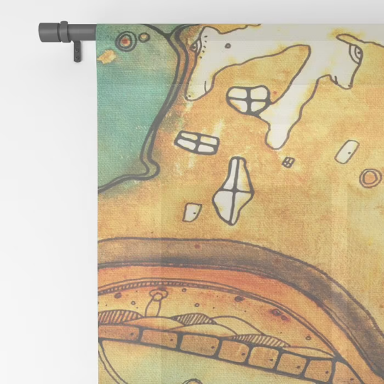 Window Curtains &quot;Separation Anxiety&quot;