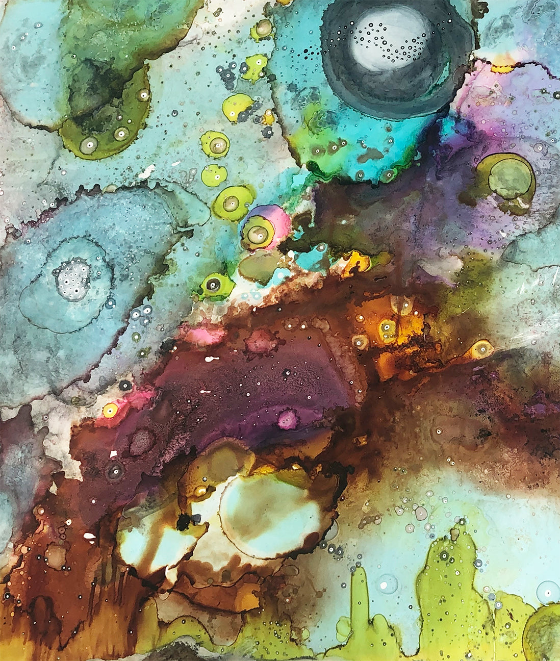 Original Abstract Fine Art &#39;Shape of things to come&#39;