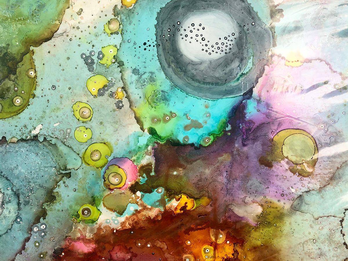 Original Abstract Fine Art &#39;Shape of things to come&#39;