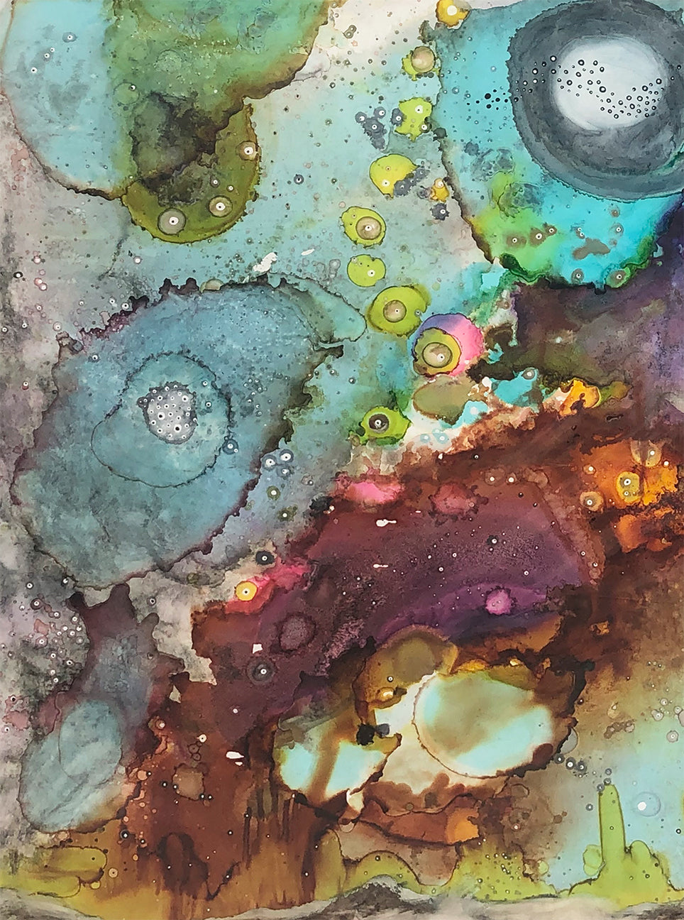 Original Abstract Fine Art &#39;Shape of things to come&#39;