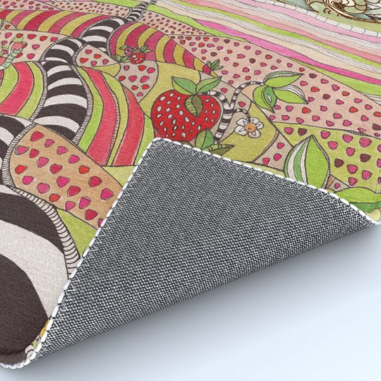 Area Rug &#39;Pink Sun Rising&#39;