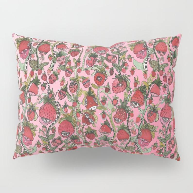 Duvet Cover &#39;Strawberry Friends Pink&#39;