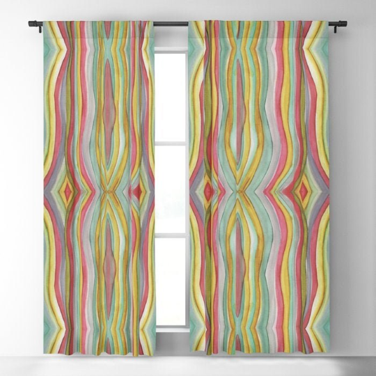 Window Curtains "Striped"