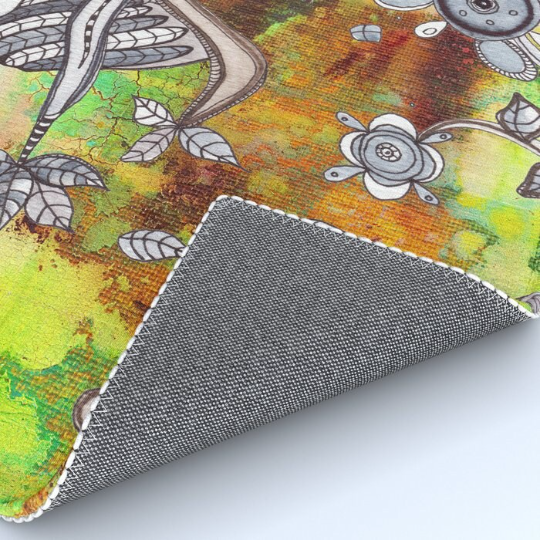 Area Rug &#39;Surreal Owl III&#39;