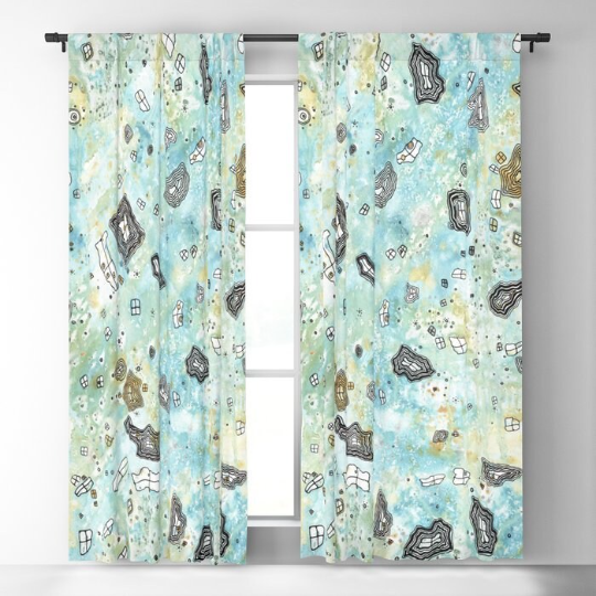 Window Curtains "Surreal Sky"