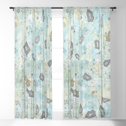 Window Curtains &quot;Surreal Sky&quot;