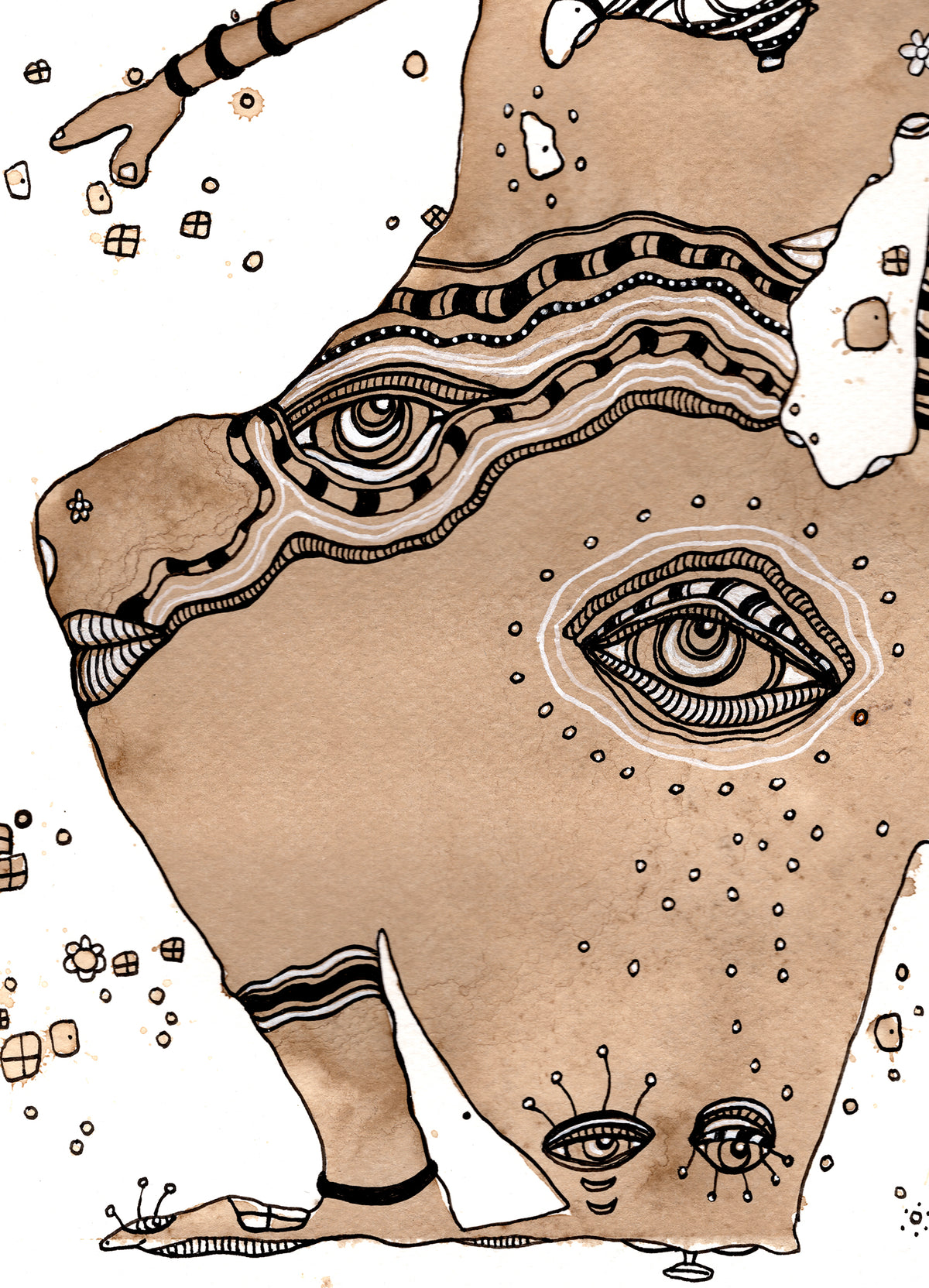 &quot;Take my hand&quot; Original art on paper