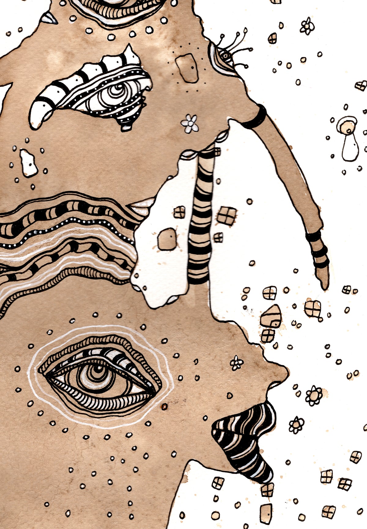 &quot;Take my hand&quot; Original art on paper