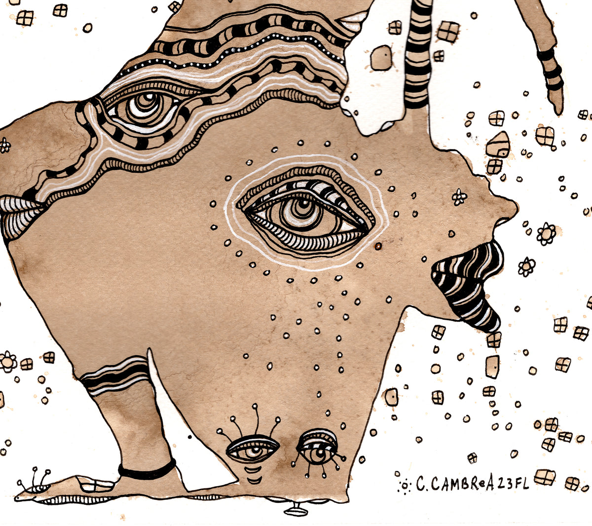 &quot;Take my hand&quot; Original art on paper