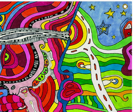 &#39;Multi-directional&#39; Fleece Blanket