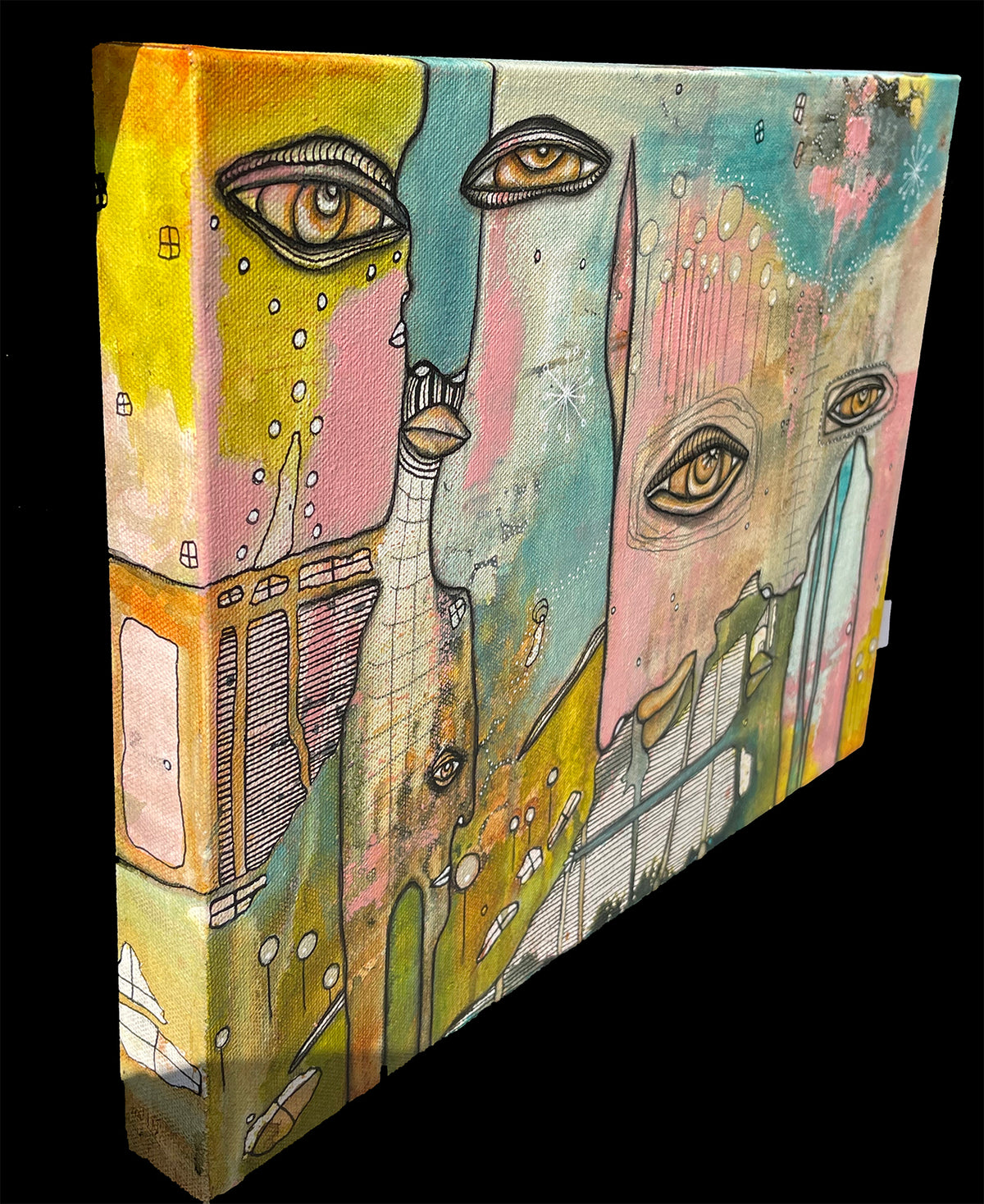 Original Fine Art &#39;The Dreamtime Door&#39; on canvas