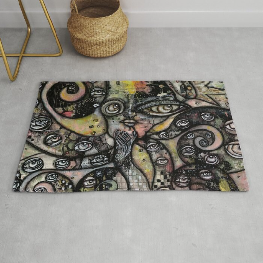 Area Rug &#39;The Octopus Queen&#39;