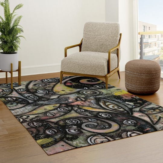 Area Rug &#39;The Octopus Queen&#39;