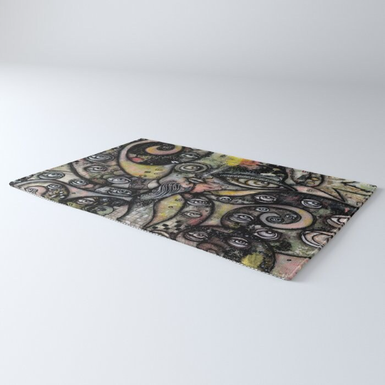 Area Rug &#39;The Octopus Queen&#39;