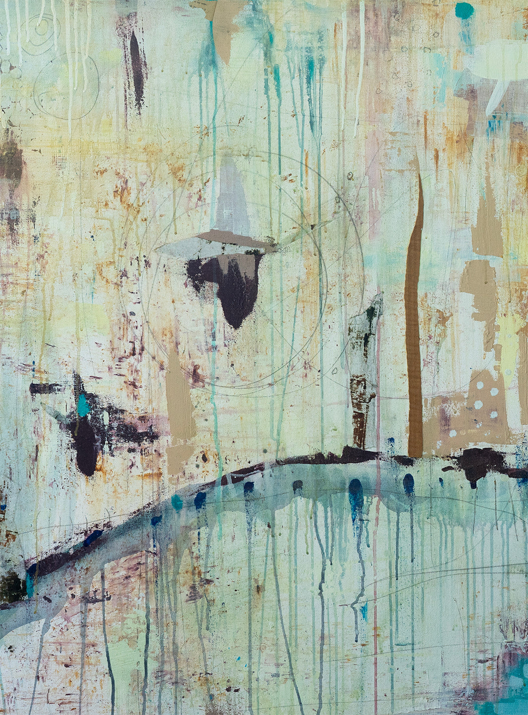 HUGE 10ft Original Fine Art &#39;Uphill from here&#39; on Canvas