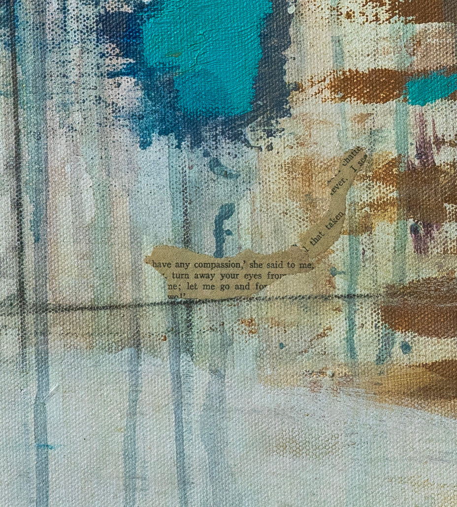 HUGE 10ft Original Fine Art &#39;Uphill from here&#39; on Canvas