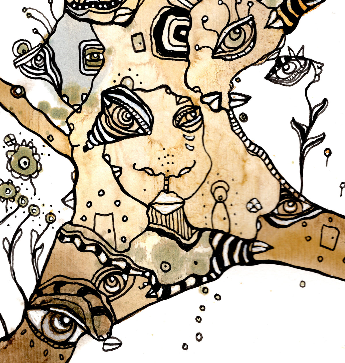 &quot;WORK IT OUT&quot; Original art on paper