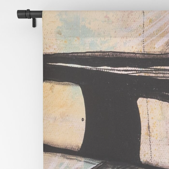 Window Curtains &quot;Waiting by the Sea V01&quot;