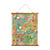 Whimsical Wood Slat Tapestry "Feathers Flowers Showers"