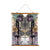 Whimsical Wood Slat Tapestry "Purple Rain"