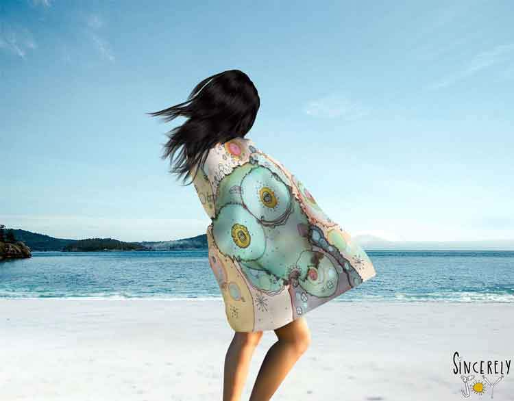 Bath Towel &#39;I See You 1&#39;