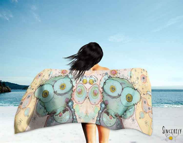 Bath Towel &#39;I See You 2&#39;