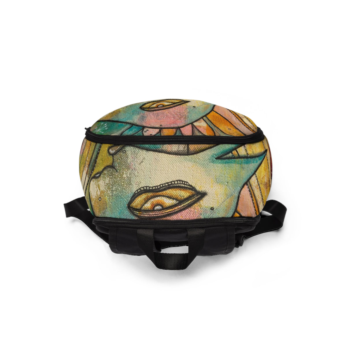 Intuitive Art Backpack &quot;Birdman&#39;s Options&#39;