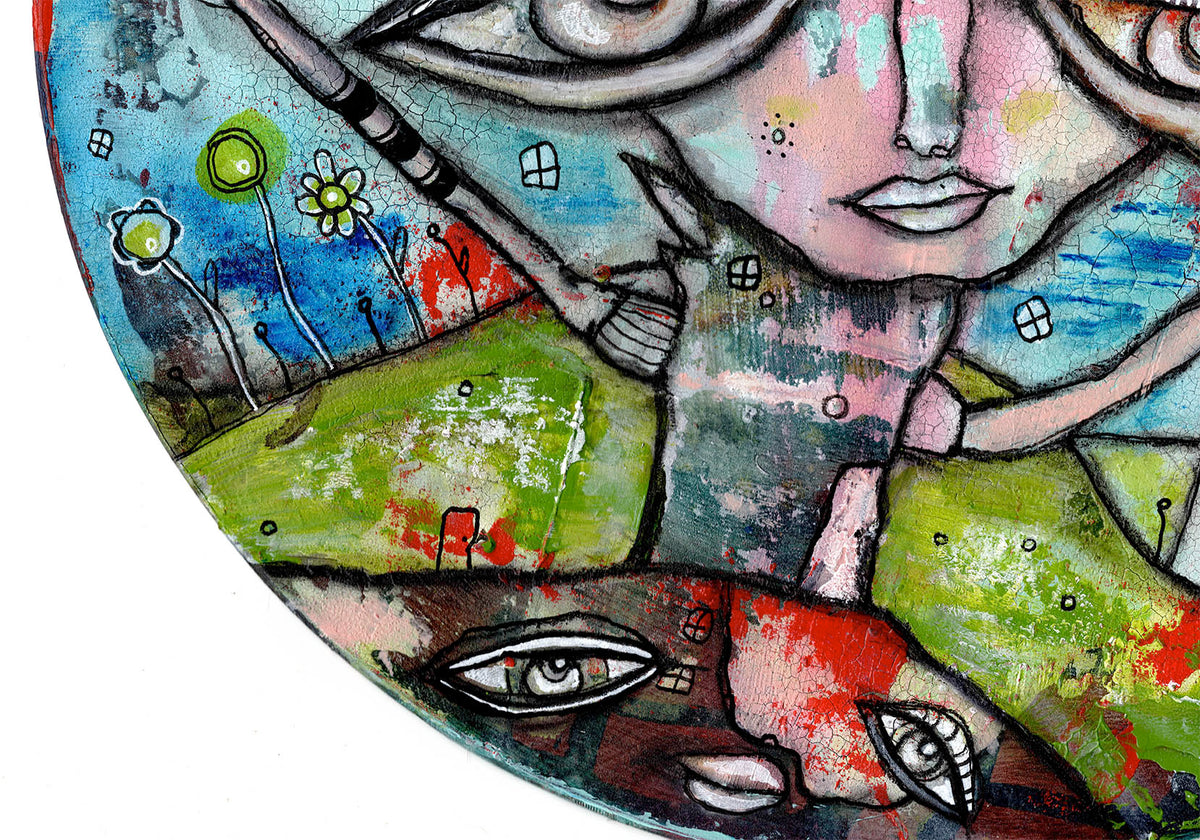 Original mixed media art &#39;All that Jazz&#39;