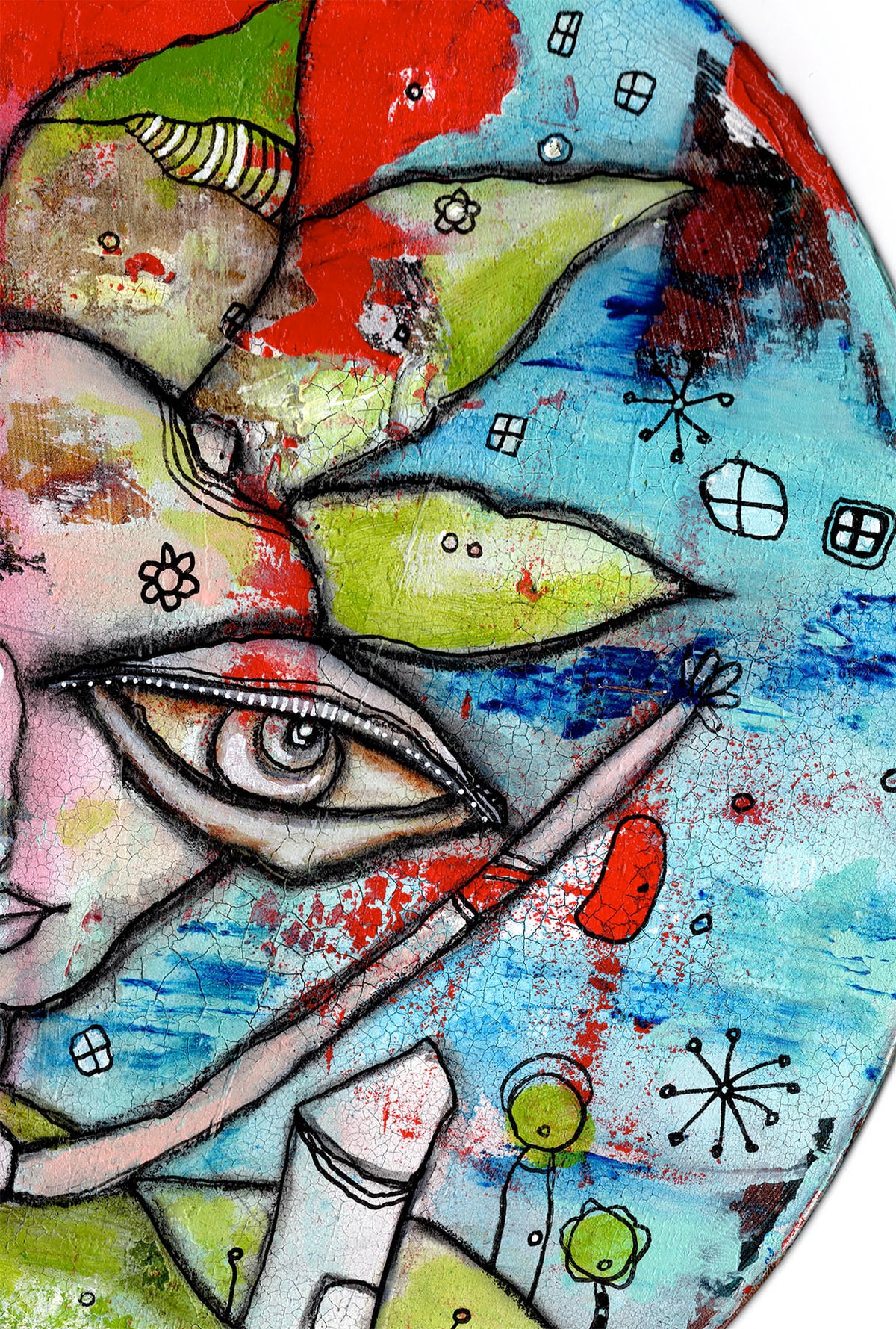 Original mixed media art &#39;All that Jazz&#39;