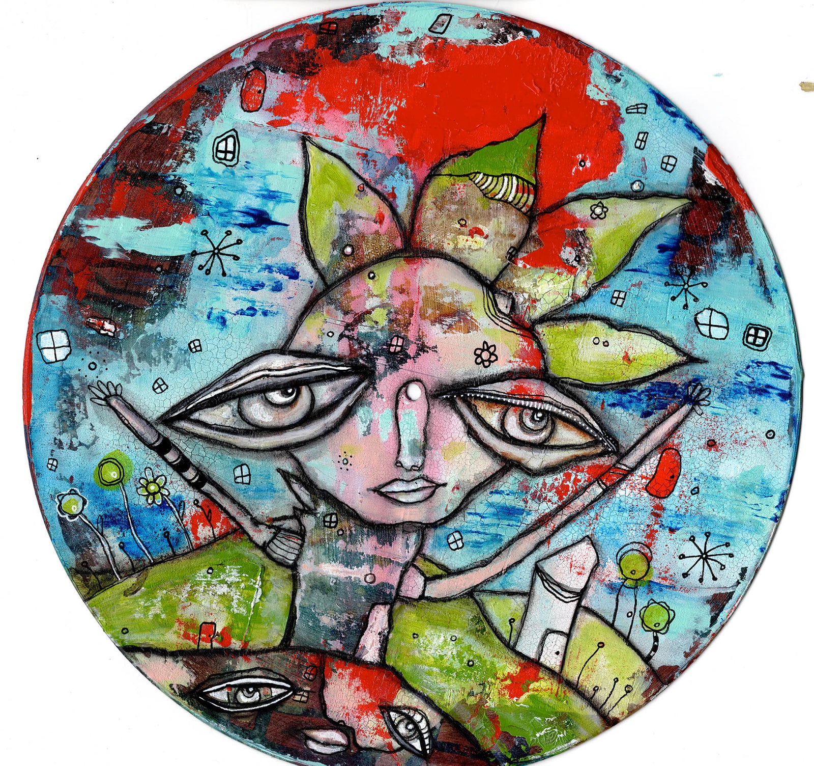 Original mixed media art 'All that Jazz'