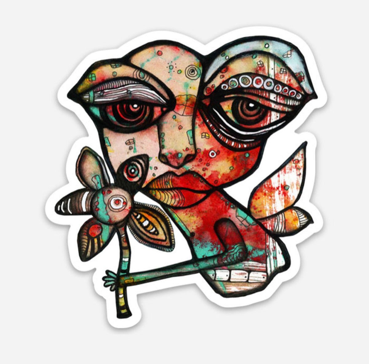 &quot;Angel Mine&quot; Vinyl Sticker