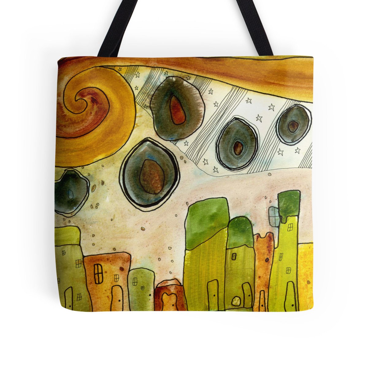 city life tote bag.