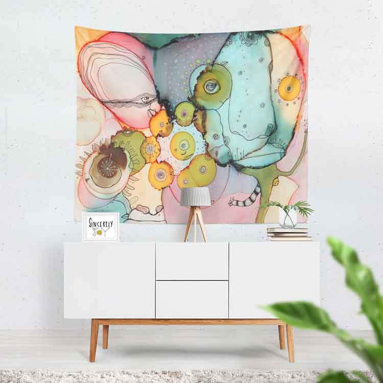 Wall Art Tapestry &#39;Dance With Me&#39;