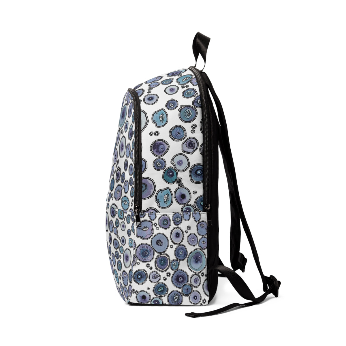 Kids Waterproof Backpack &quot;Blueberry Friends in white&quot;