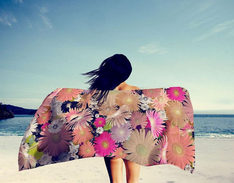 Bath Towel 'CFloral 1'