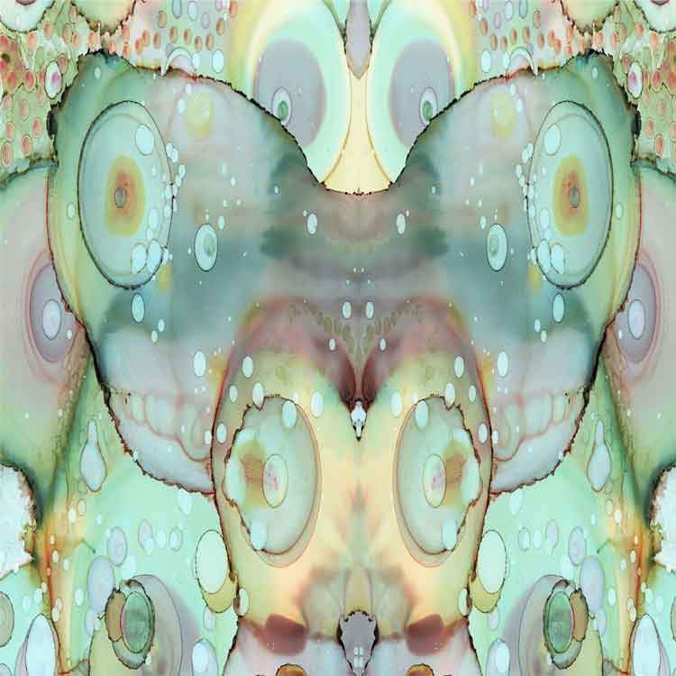 Tote Bag Abstract Art &#39;Mermaid Tail&#39;