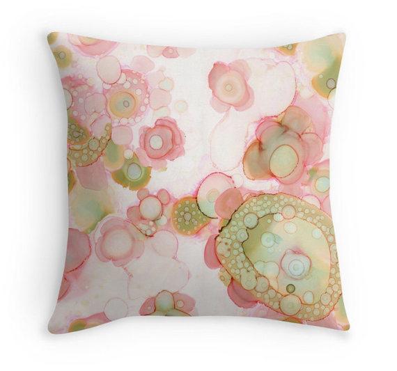 Floral Throw Pillow &#39;C Floral 01&#39;