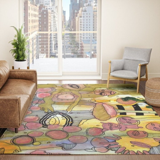 Area Rug &#39;Bugged Out&#39;